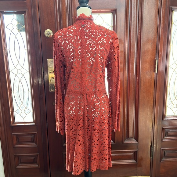 SAVE THE QUEEN LEATHER CUTOUT JACKET SIZE LARGE - Picture 6 of 11